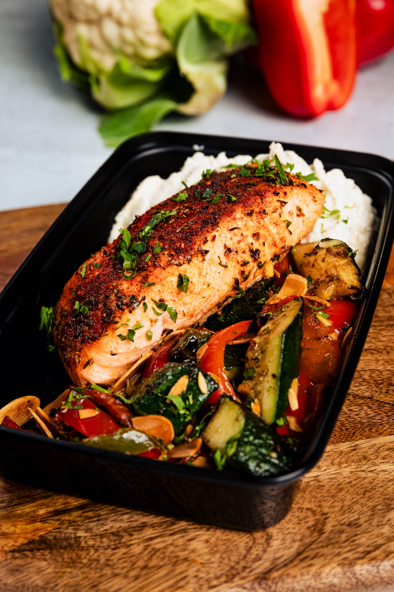 Faroe Island Salmon With Cauliflower Mashed