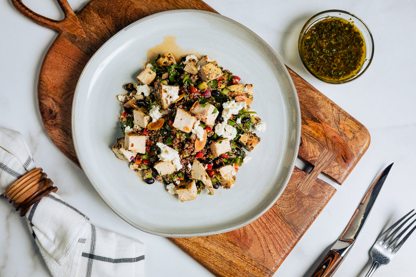 Superfood Quinoa Salad with Citrus Roasted Chicken Breast