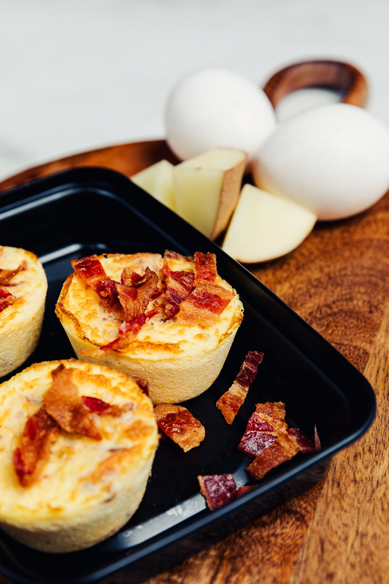 (3) Egg, Bacon & Potato Bites