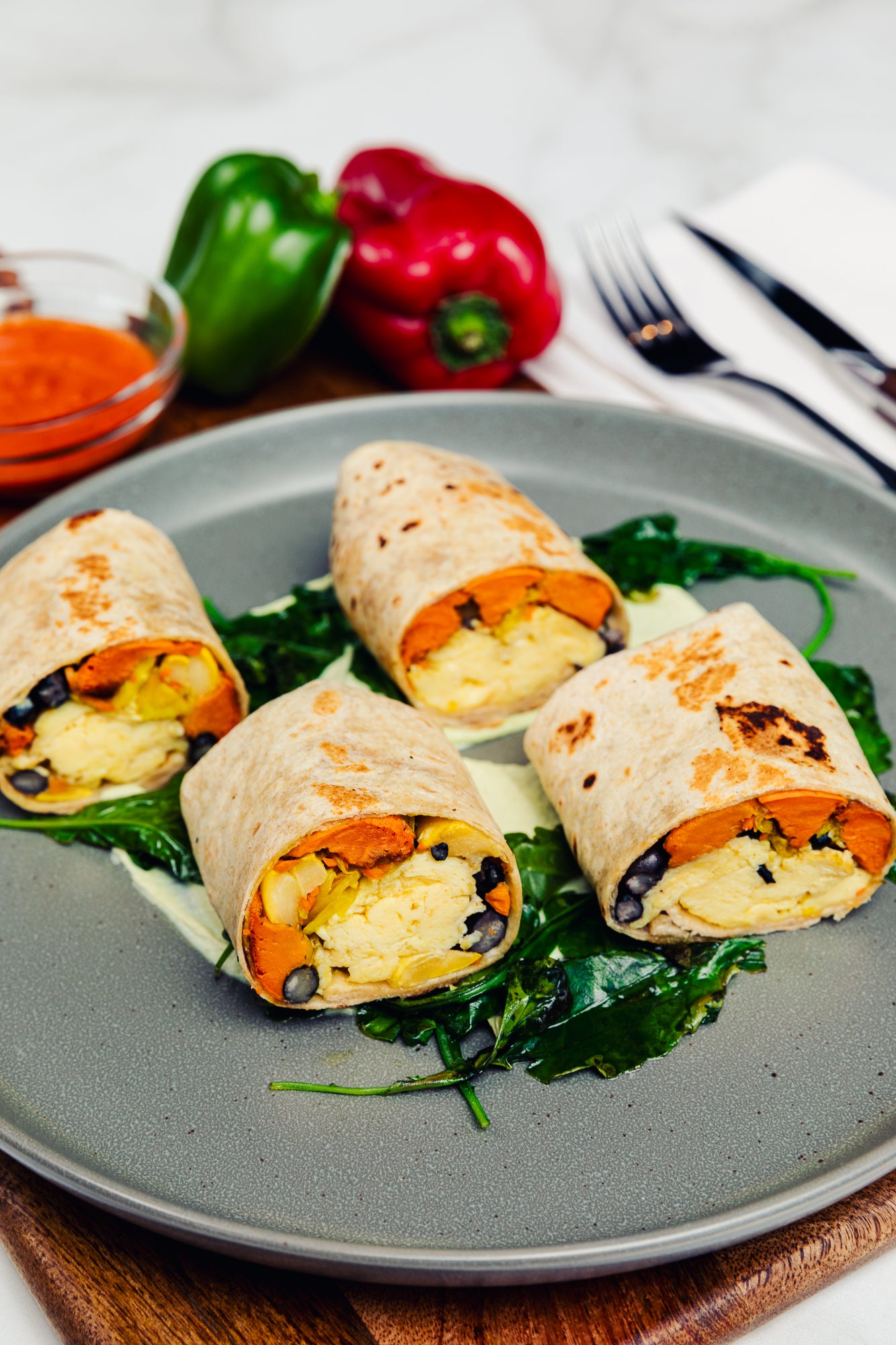 High Performance Breakfast Burrito