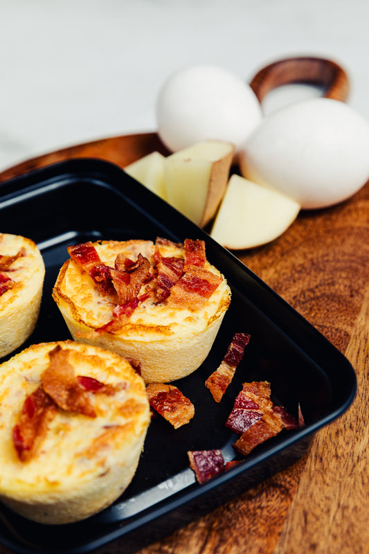 (3) Egg, Bacon & Potato Bites