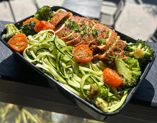 Primal Greens Chicken Pesto Pasta